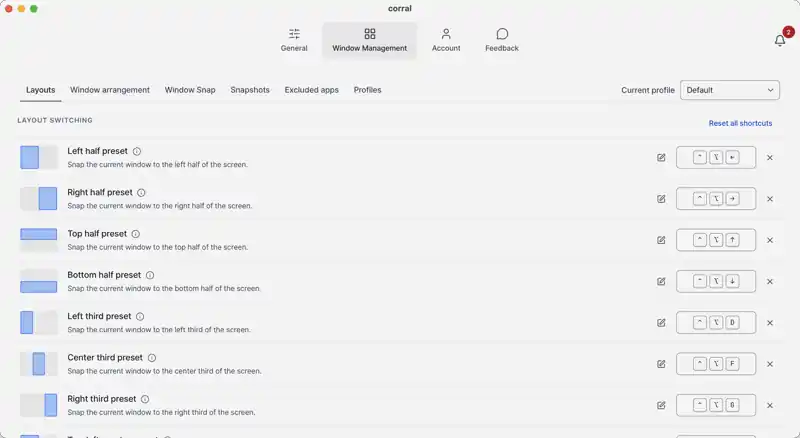 Corral opening a notification inbox and reading an update
